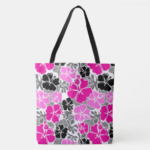 Bolso De Tela Akahai Hawaiian Hibiscus Tropical Floral Beach Bag