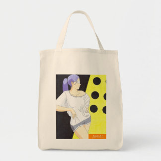 Bolso De Tela Akiko Hollywood Grocery Tote Bag