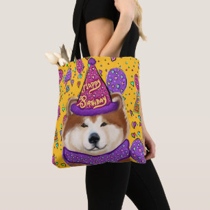 BOLSO DE TELA AKITA DOG