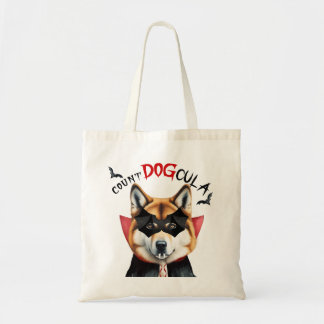 Bolso De Tela Akita Perro Trick de vampiros o trata Halloween