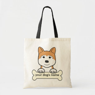 Bolso De Tela Akita personalizado