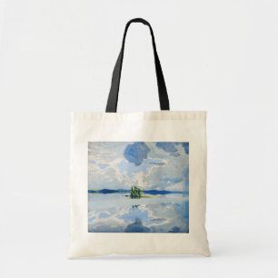 Bolso De Tela Akseli Gallen-Kallela - Nubes sobre un lago