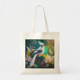 Bolso De Tela Ala Verde azulada de la marea blanca Jay Fantasy B