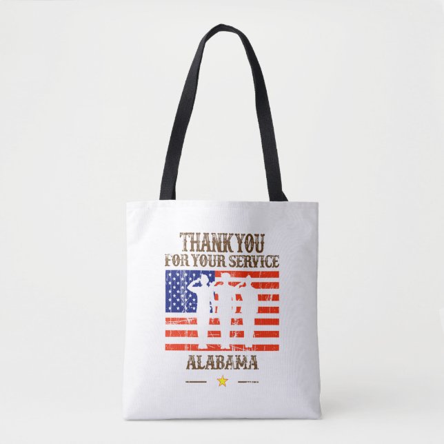Bolso De Tela Alabama Tote Bags (Anverso)