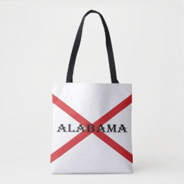 Bolso De Tela Alabama y la bandera
