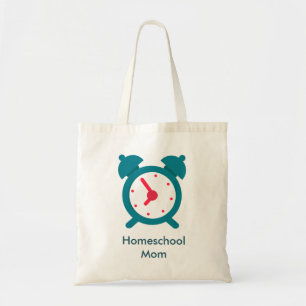 Bolso De Tela Alarm Clock Home School Mamá