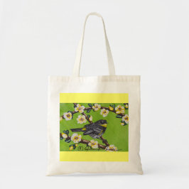 Bolso De Tela Alarma de garganta amarilla ~ Primavera
