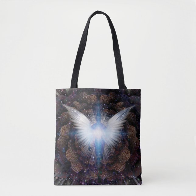 Bolso De Tela Alas brillantes y aura (Anverso)
