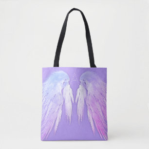 Bolso De Tela ALAS DE ÁNGEL Monograma Morado Hada