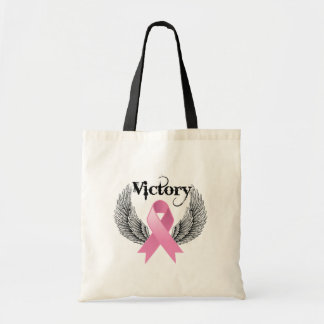 Bolso De Tela Alas de la Victoria Cáncer de Mama