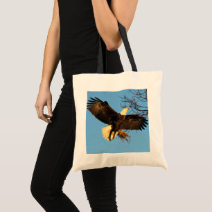 Bolso De Tela Alas del águila calva