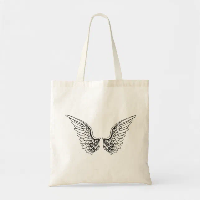 Bolso De Tela Alas del ngel Zazzle.es