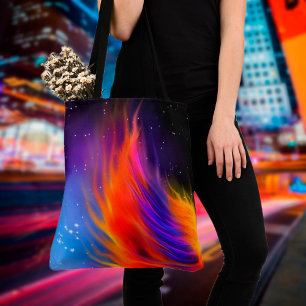 Bolso De Tela Alas Fénix del Espacio