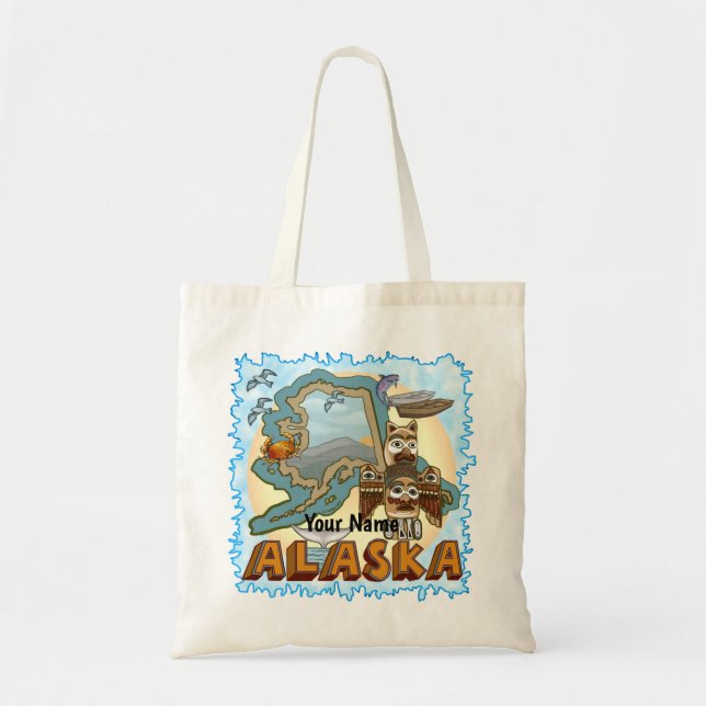 Bolso De Tela Alaska (Frente)