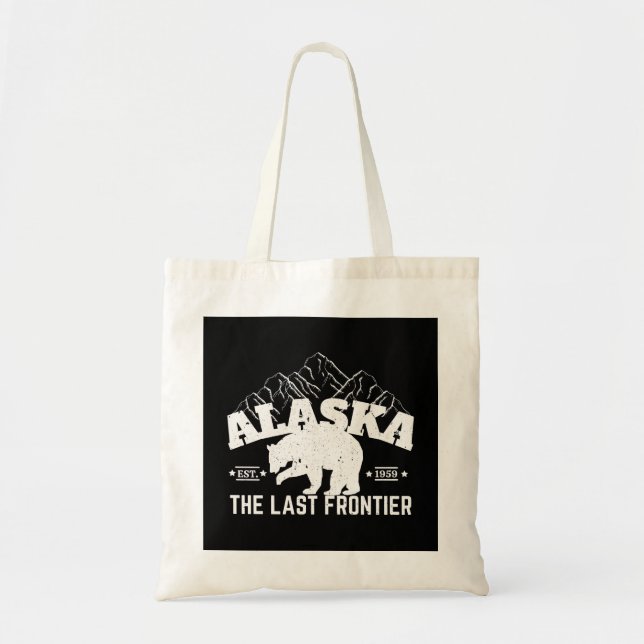 Bolso De Tela Alaska, el último oso polar fronterizo (Frente)