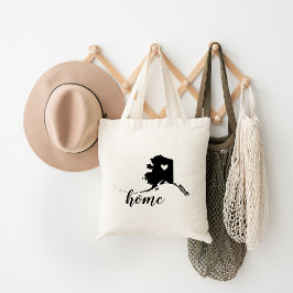 Bolso De Tela Alaska Home State Tote Bag