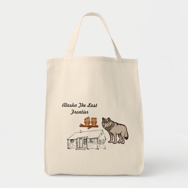 Bolso De Tela Alaska, la última frontera (Frente)