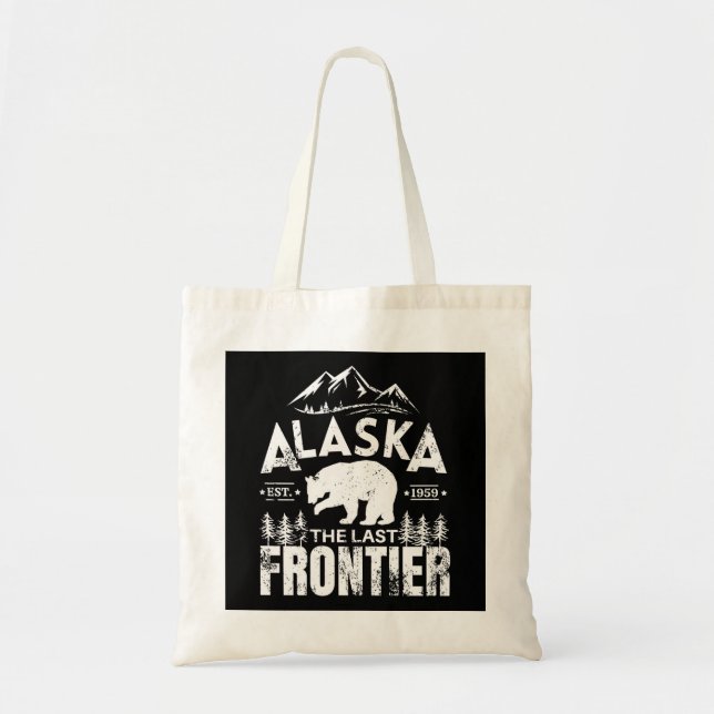 Bolso De Tela Alaska, la última frontera (Frente)