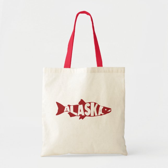 Bolso De Tela Alaska Salmon (Frente)
