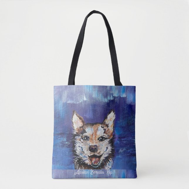 Bolso De Tela Alaskan Borealis Pup (Anverso)