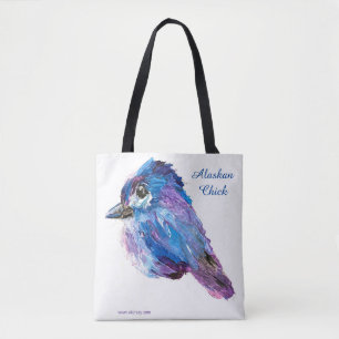 Bolso De Tela Alaskan Chick Canvas tocó la bola de toro con arma