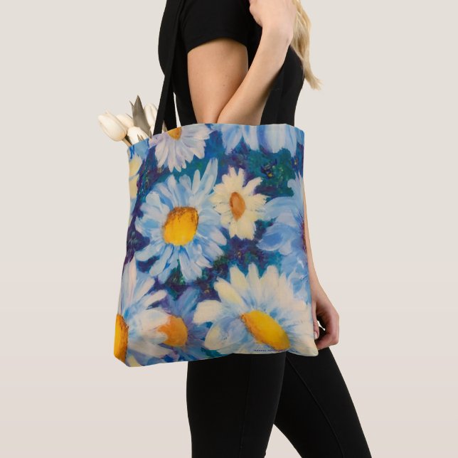 Bolso De Tela Alaskan Crazy Daisies Racerback Tank Top (Detalle)