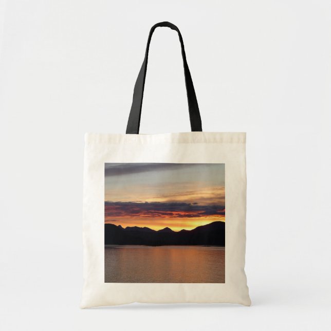 Bolso De Tela Alaskan Sunset I Beautiful Alaska Photography (Frente)