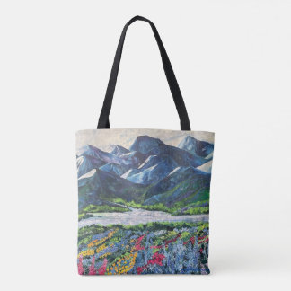 Bolso De Tela Alaskan Tisha' s Garden Tote Bag