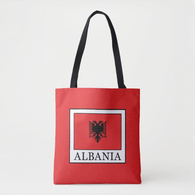 Bolso De Tela Albania (Anverso)