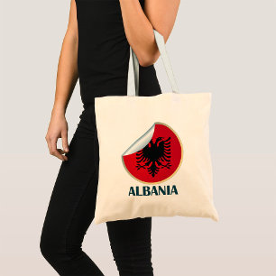 Bolso De Tela Albania Emblema de águila de doble cabeza