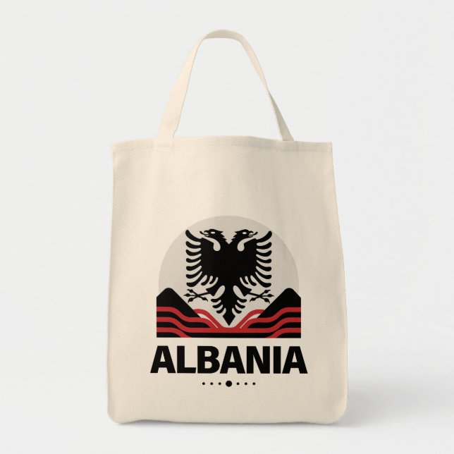 Bolso De Tela Albania Unión Europea (Frente)