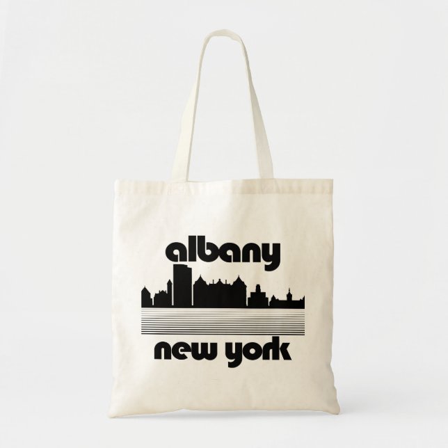 Bolso De Tela Albany New York (Frente)