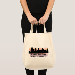 Bolso De Tela Albany NY City Skyline