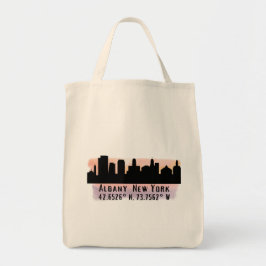 Bolso De Tela Albany NY City Skyline
