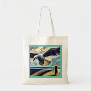 Bolso De Tela Albatros de animales espirituales 3