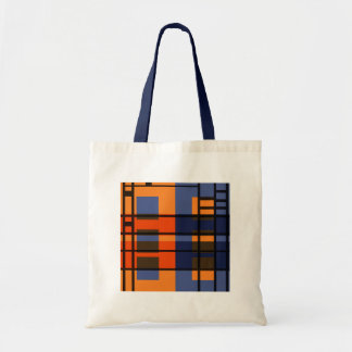 Bolso De Tela Albers y Mondrian