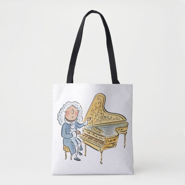 Bolso De Tela Alberti Bass (Anverso)