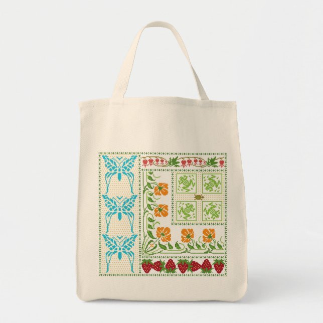 Bolso De Tela Alboroto encendido cerca (Frente)