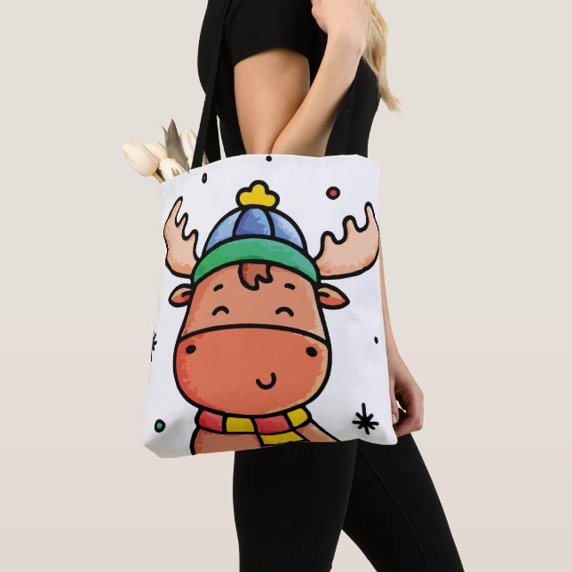 Bolso De Tela Alce (Detalle)