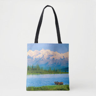 Bolso De Tela Alce macho en Wonder Lake