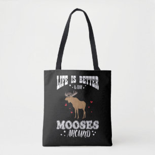 Bolso De Tela Alces del granjero del regalo de los alces para