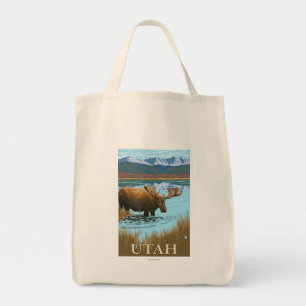 Bolso De Tela Alces DrinkingUtah