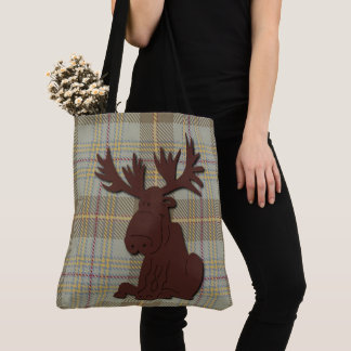 Bolso De Tela Alces lindos
