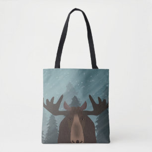 Bolso De Tela Alces por todo el tote