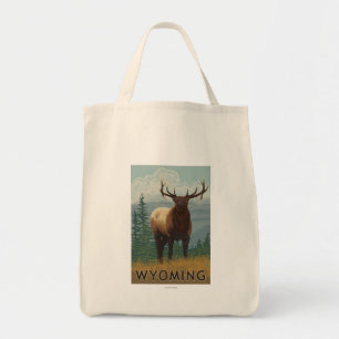 Bolso De Tela Alces SceneWyoming