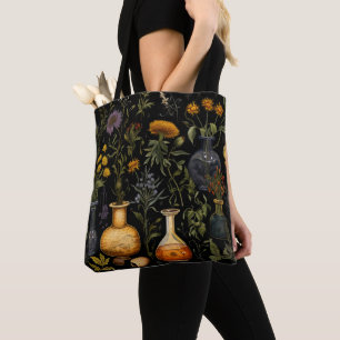 Bolso De Tela Alchemy Fantasy Flowers