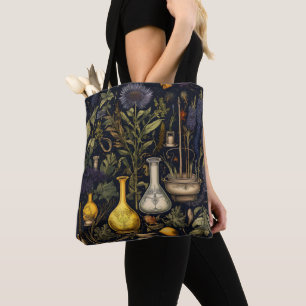 Bolso De Tela Alchemy Magic Herbs