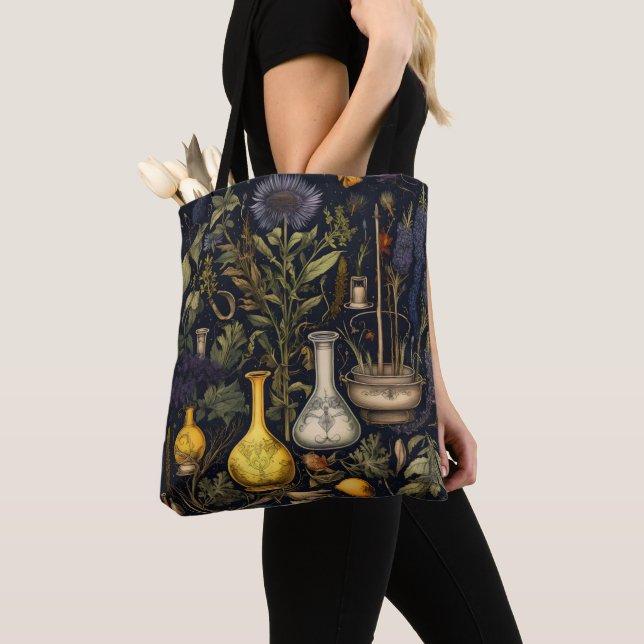 Bolso De Tela Alchemy Magic Herbs (Detalle)