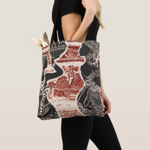 Bolso De Tela Aldea de las mujeres tribales africanas alegres