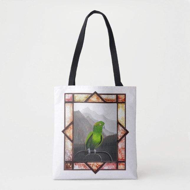 Bolso De Tela Aldo My Amazon Parrot (Anverso)